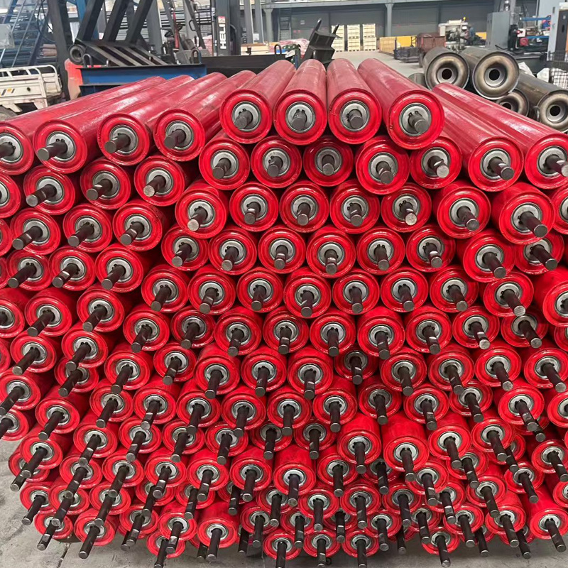 PU / Rubber Parallel Coated Roller production photo