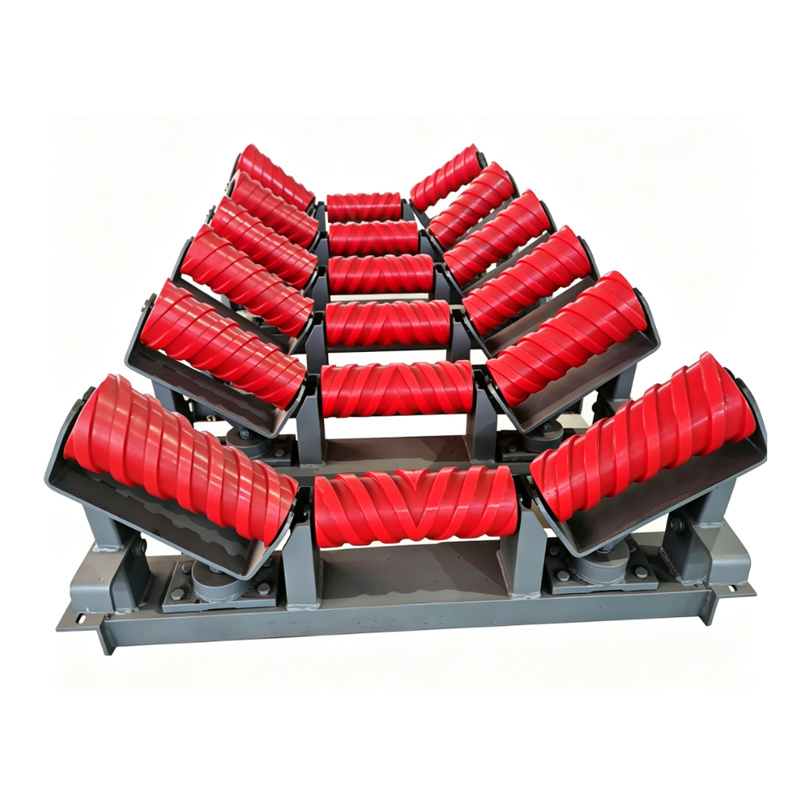 PU Spiral Centering / Self-Cleaning Idler production photo